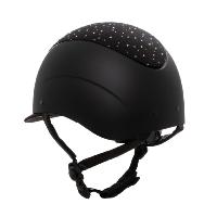 EQUESTRO - Casque d'Equitation Visière large ou courte et paillettes PROXIMA