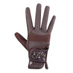 Gants Equitation avec Main Grip BRILLIANT Strass, ELT Paris  