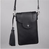 ANTARES - Pochette Porte Bandoulire en Cuir Grain, LISBONNE  