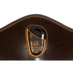 Bavette Cuir avec Insert Gel Anti Compression, ACAVALLO 