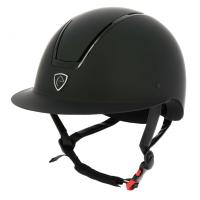 EQUITHÈME - Casque équitation en ABS avec visière large  GLINT MAT 