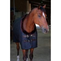 Couverture d'Ecurie Velours à Col Fourrure TEDDY, EQUITHEME 
