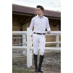 Polo Cavalier Manches Longues avec Col Officiel, EQUITHEME