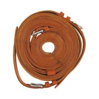 Guides en Cuir de Luxe pour Attelage Simple, AMAHORSE