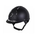 ANTARES - Casque d'Equitation GALAXY  Coque ABS Visire et Dtails Cuir 