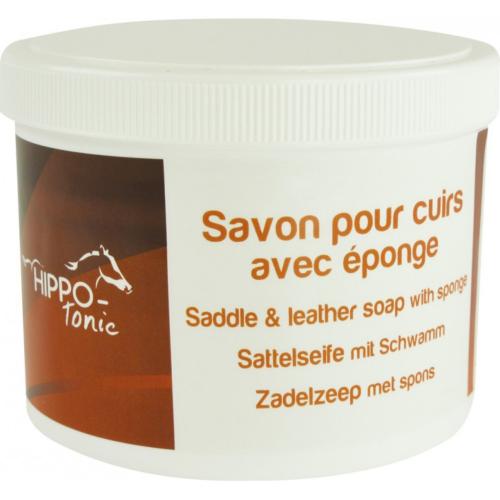 Savon Glycériné pour Cuir avec Éponge, 500 ML HIPPOTONIC