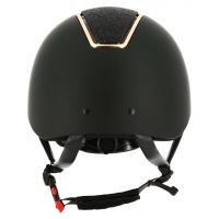 EQUITHÈME - Casque équitation en ABS avec visière large  GLINT MAT 