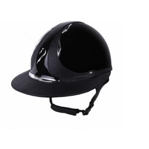 ANTARES - Casque d'Equitation PREMIUM Glossy Visière ECLIPSE Swarowski 