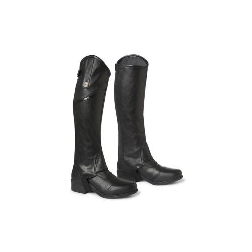 Mini Chaps Cuir Synthétique Huilé VEGANZA, MOUNTAIN HORSE