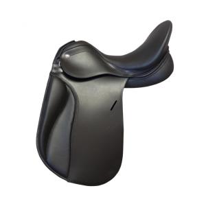 ZALDI - Selle de Dressage ROYAL DOMA Très Creuse à Arçon Réajustable