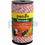 PATURA - Fil lectro-plast. TORNADO pour clture lectrique L200 m, blanc-orange