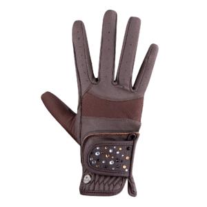 Gants Equitation avec Main Grip BRILLIANT Strass, ELT Paris  