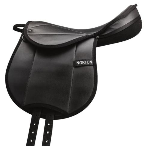 Selle Éducative Synthétique pour Cavalier Junior, NORTON 