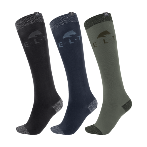 Pack 3 Chaussettes d'Equitation Mi Saison GLORIOUS, WALDHAUSEN