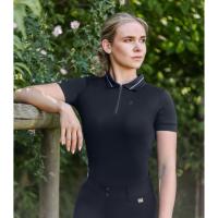 ELT - Polo respirant femme manches courtes col zippé PRAG