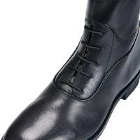 EQUESTRO - Boots Jodhpur lacets et zip arrière Cuir italien 