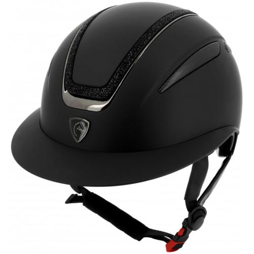 EQUITHÈME - Casque équitation AGRIS lamé avec visière large