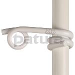 PATURA - Isolateur queue de cochon 10 mm, Pour fils lectro-plastiques et cordes, les 25