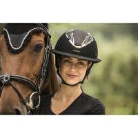 LAMI-CELL - Casque Equitation Velours et Paillettes ARTEMIS