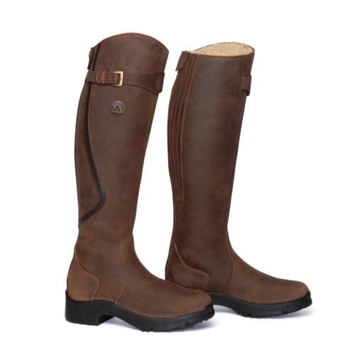 MOUNTAIN HORSE - Bottes Equitation Cuir Gras Fourrées SNOWY RIVER