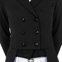 EQUESTRO - Veste de Dressage Longue en Stretch pour Concours, 