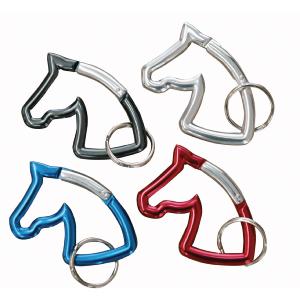 Porte Clés Mousqueton Aluminium Forme de Tête de Cheval 