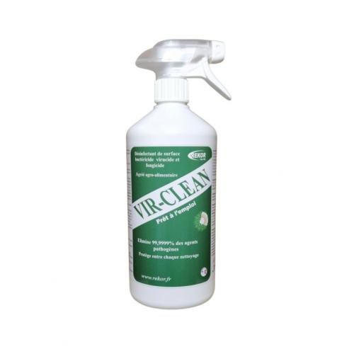 REKOR - VIR CLEAN Spray Désinfectant pour l'Ecurie