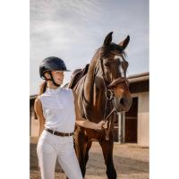 EQUITHEME - Polo de Concours sans manches mesh respirant  MOLLY