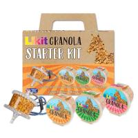 LIKIT - Starter Kit de pierres 3 à Lécher MUESLI GRANOLA avec support 
