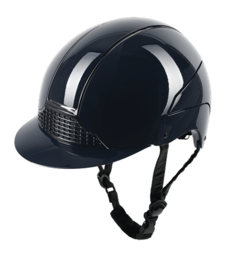 SWING - Casque d'équitation brillant visière standard GLOSSY H24