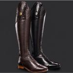 Bottes d'Equitation Demi Mesure Détail Croco Vernis SOVEREIGN Lux, MOUNTAIN HORSE