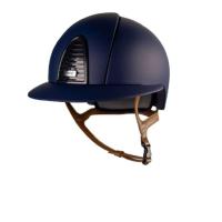 KEP ITALIA - Casque CROMO MATT 2.0 Visière Polo  Jugulaire Camel