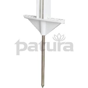 10 Piquets de Clôture Double Embase 105 CM, PATURA