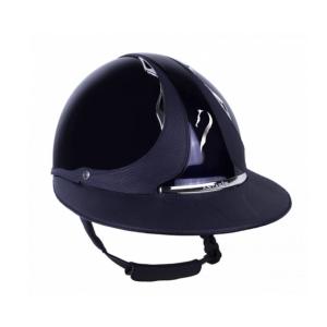 ANTARES - Casque d'Equitation PREMIUM Vernis Visière XL ECLIPSE