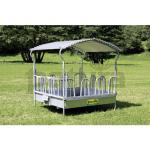 Râtelier Foin Carré PATURA Compact à Arceaux Sécurisés