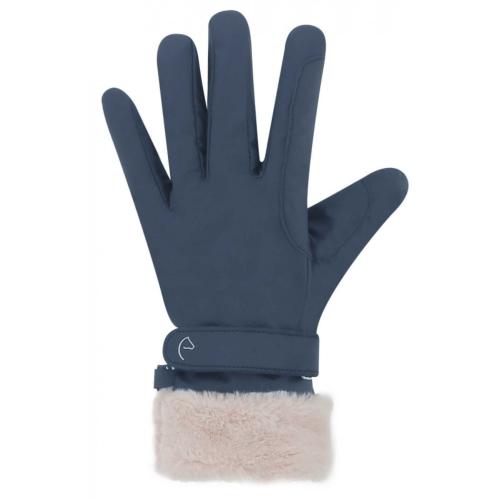EQUITHEME - Gants Hiver doublés polaire Bordure Mouton VALOIS