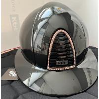 KEP ITALIA -  Casque équitation Cromo 2.0 Shine PADOVA Black EDITION LIMITEE