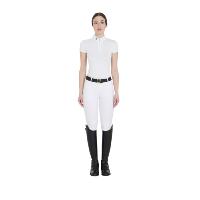 EQUESTRO - Polo concours femme YEVA Micro Perforé 