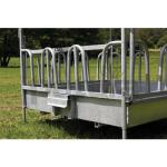 Râtelier Foin Carré PATURA Compact à Arceaux Sécurisés