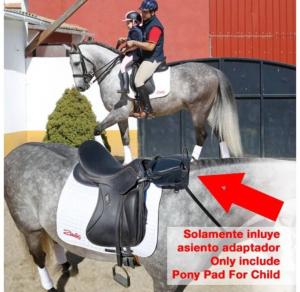 Siège Enfant Adaptable sur Selle d'Equitation, ZALDI