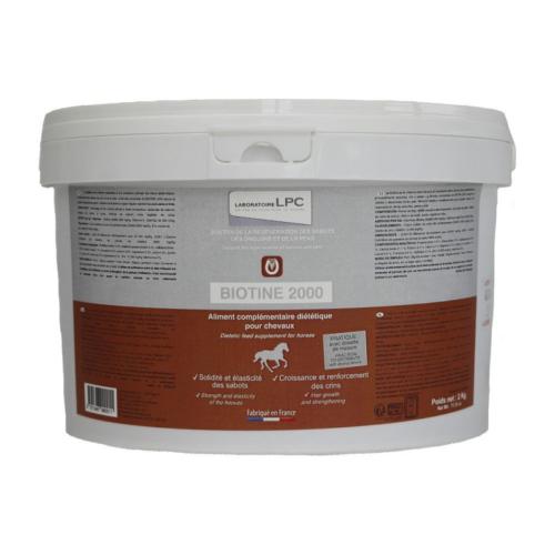 Fortifiant Corne et Crins pour chevaux Biotine 2000, LPC