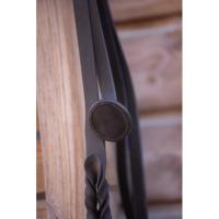 PADDOCK - Longe de Présentation Chaîne et Cuir longueur 2.25 M 