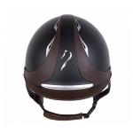 ANTARES - Casque d'Equitation REFERENCE à Coque ABS et Inserts Cuir 