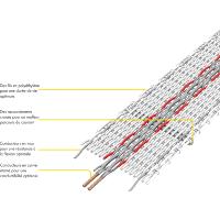 PATURA - Ruban TORNADO XL 12,5 mm pour clôture électrique , Rouleau de 400 m, blanc-rouge