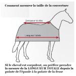 Couverture d’Ecurie Matelassée 300G, RIDING WORLD 