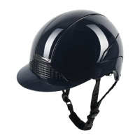 SWING - Casque d'quitation brillant visire standard GLOSSY H24