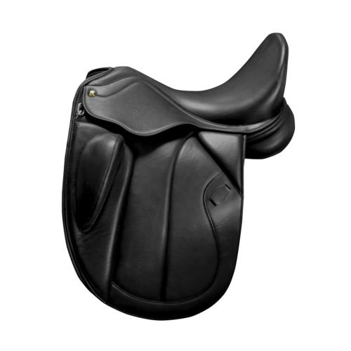ZALDI - Selle dressage cuir Creuse taquet repositionnable  CASTEL TM