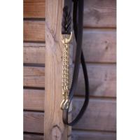 PADDOCK - Longe de Pr�sentation Cha�ne et Cuir longueur 2.25 M 