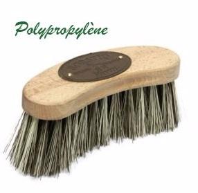 BORSTIQ - Brosse Banane Ergonomique Dos Bois Fibres Polypropylène 