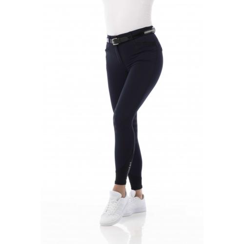 EQUITHEME - Pantalon Stretch et Strass SAFIR Basanes Silicone 